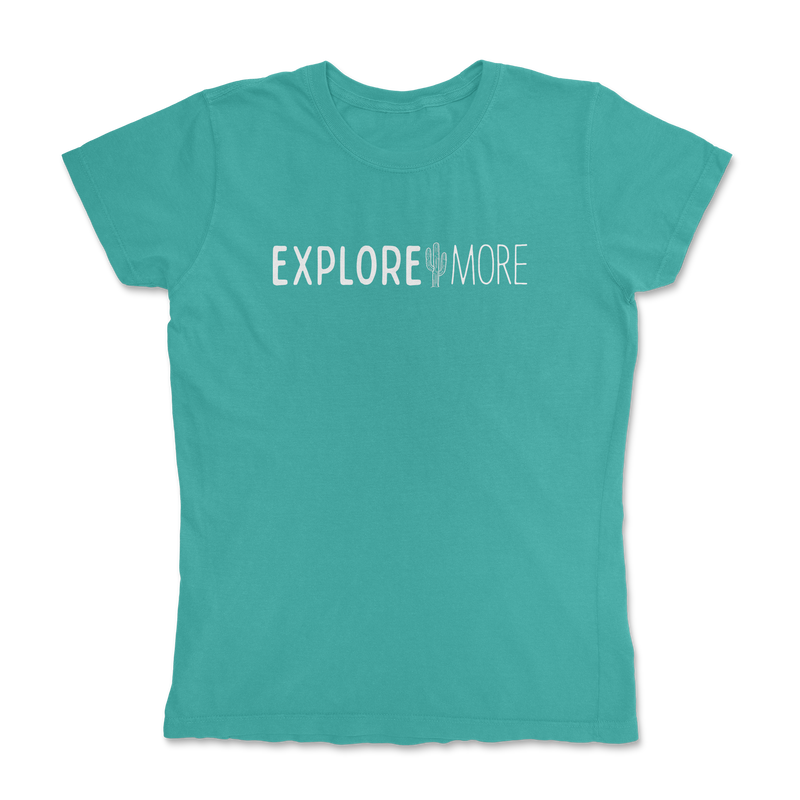 Explore More, Cactus Ladies Tee