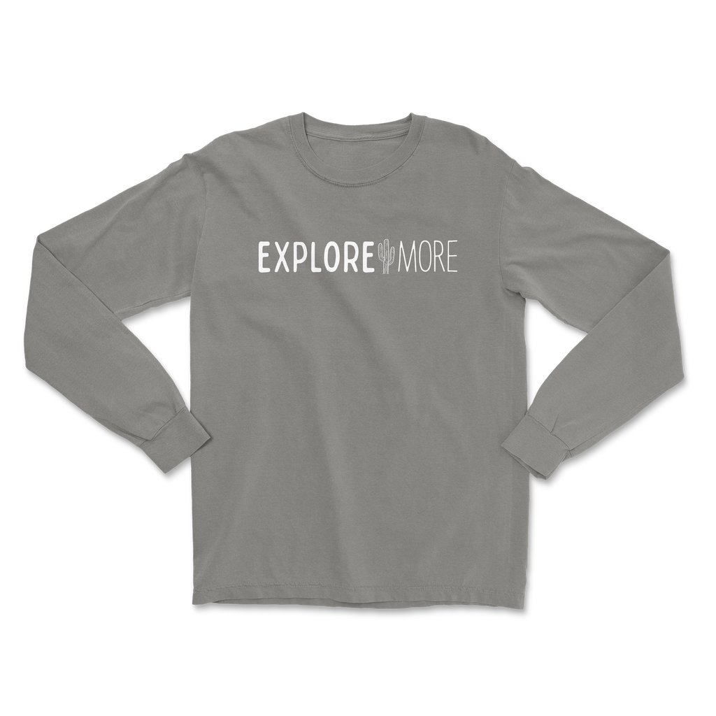Explore More, Cactus Long Sleeve Tee