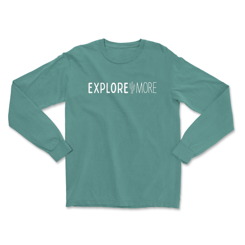 Explore More, Cactus Long Sleeve Tee
