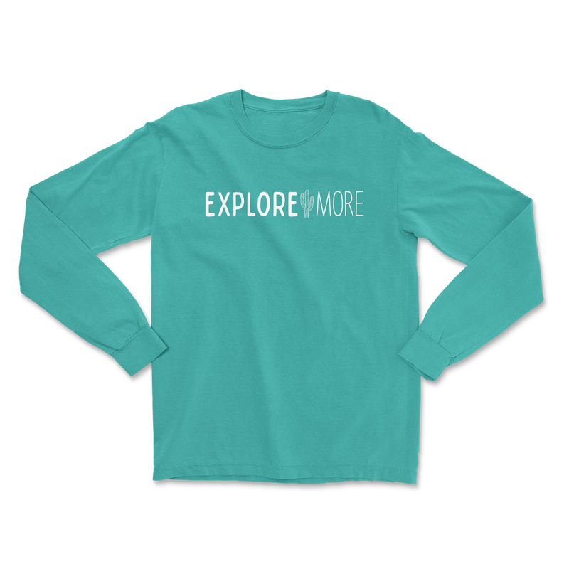 Explore More, Cactus Long Sleeve Tee
