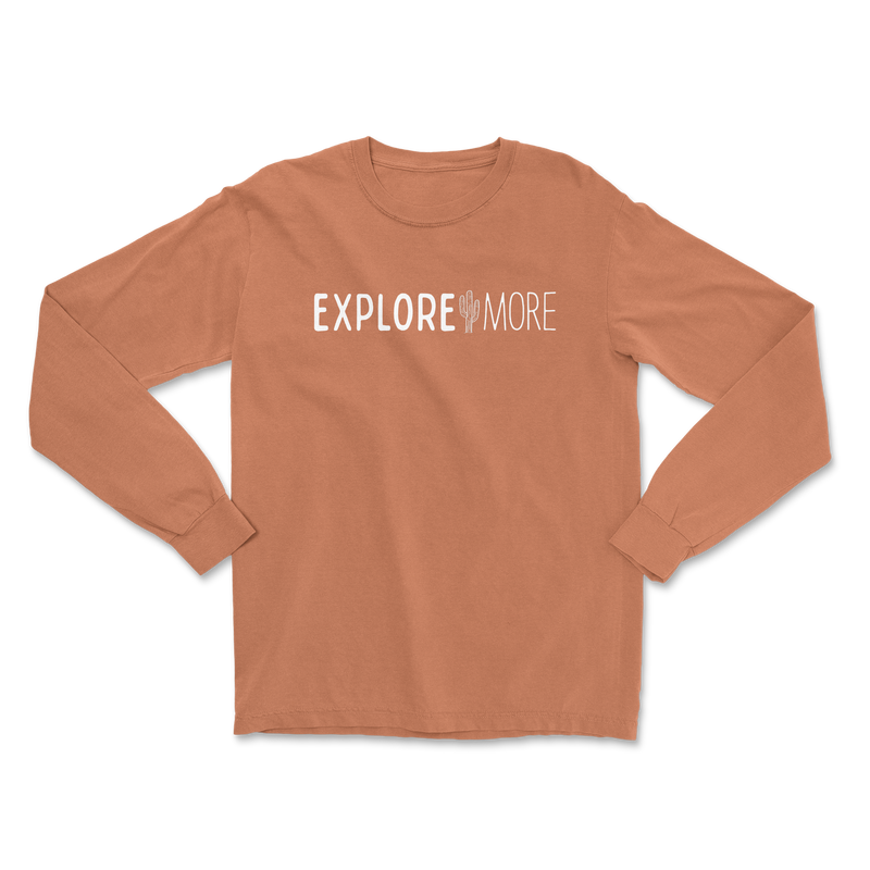Explore More, Cactus Long Sleeve Tee