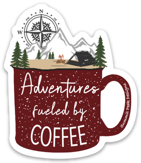 Fueled By Coffee Sticker