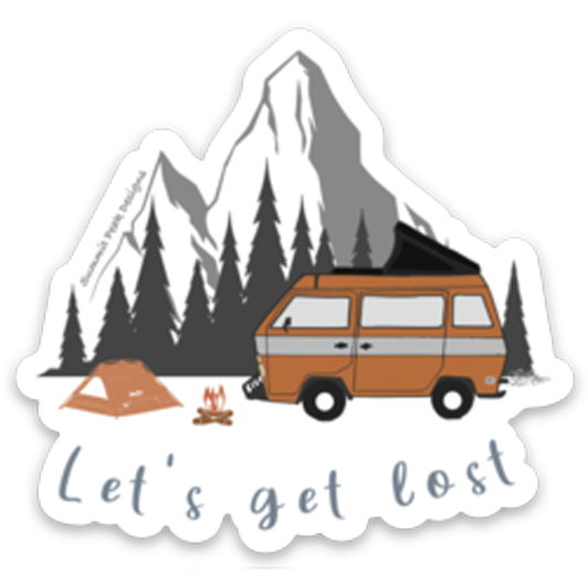 Let's Get Lost Sticker